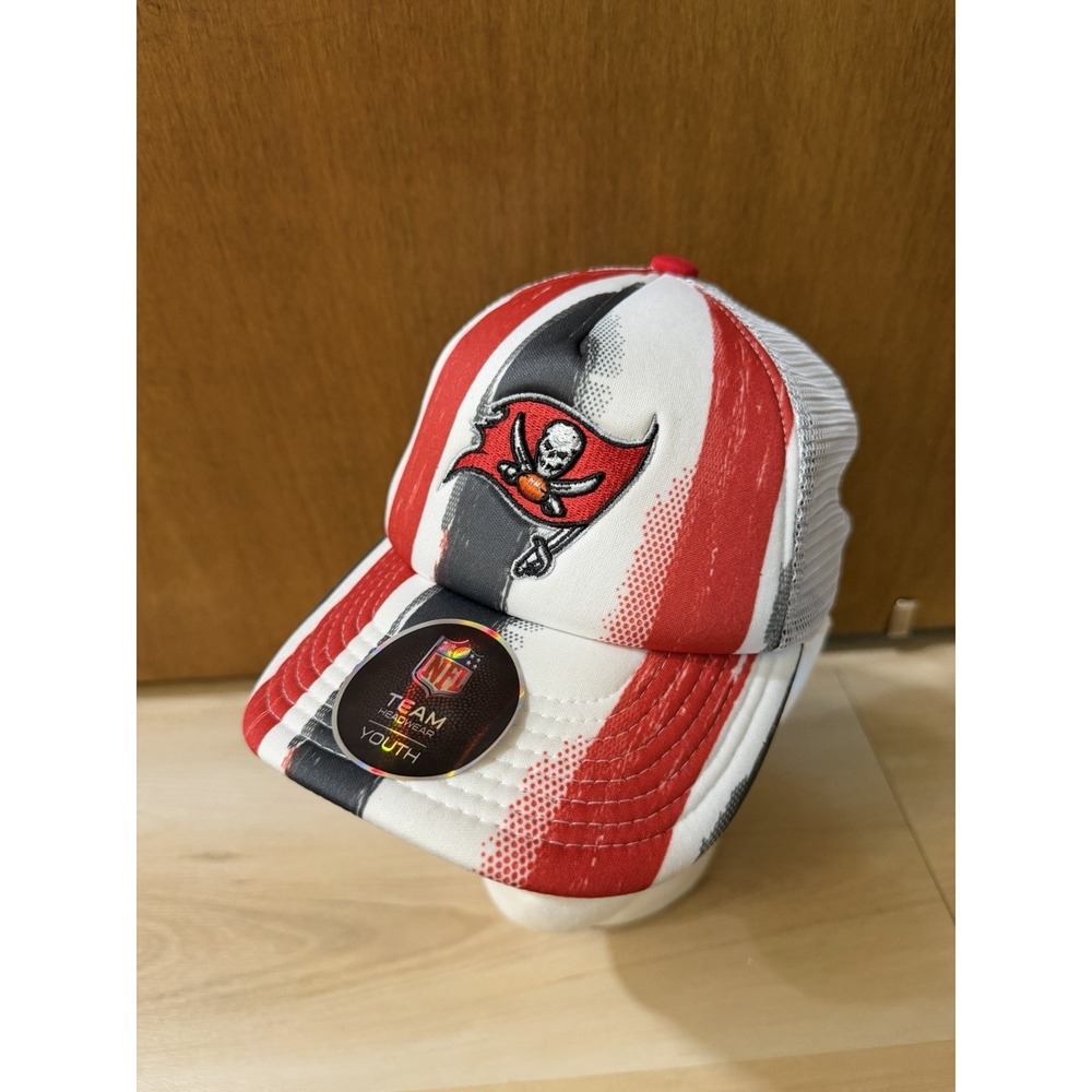 Tampa Bay Buccaneers Cap Red‎ White Child Youth NFL Team Kids Boys